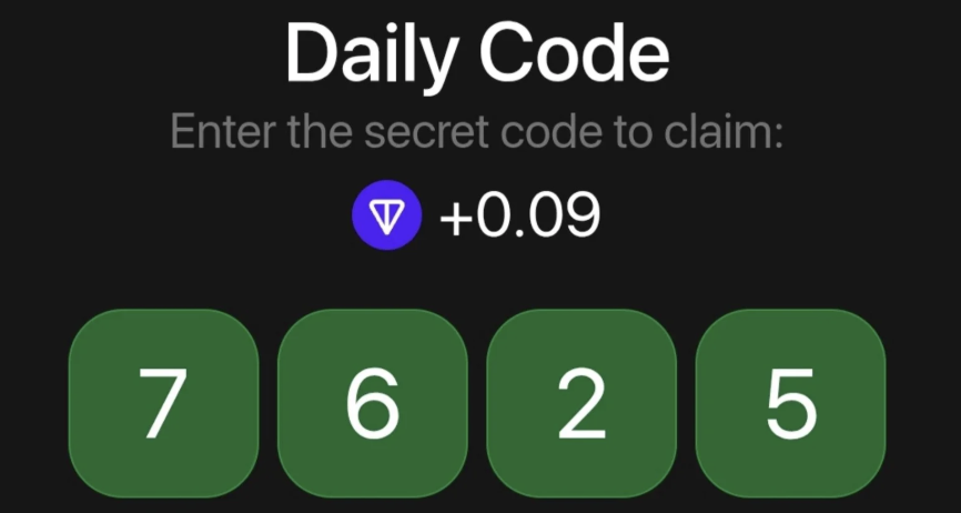 TonHash Daily Secret Code 16 June 2025